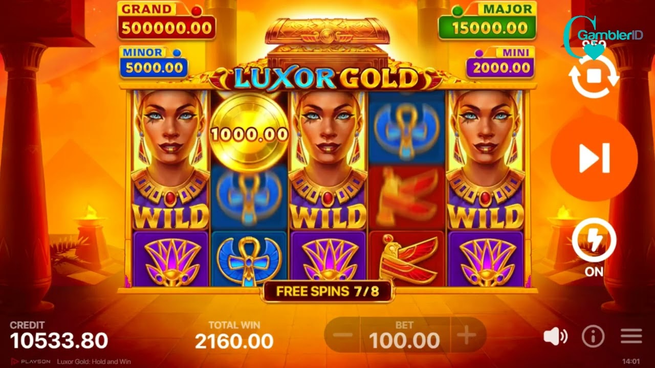 luxor-gold-hold-and-win Interface